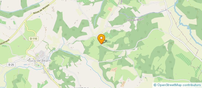 localisation de l'entreprise MADAME MELANIE LEBAS  LUCQ-DE-BEARN