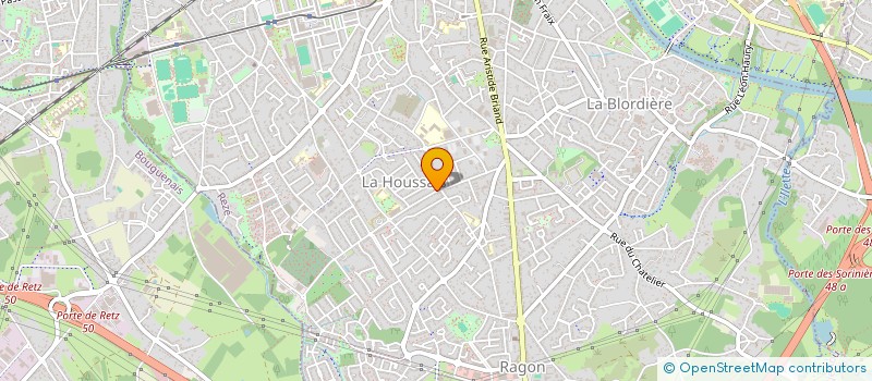 localisation de l'entreprise MADAME MELANIE LEBLANC  REZE