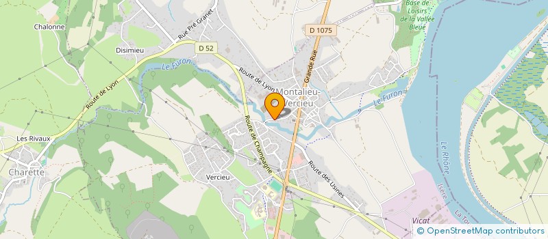 localisation de l'entreprise MADAME MELANIE LEBON  MONTALIEU-VERCIEU