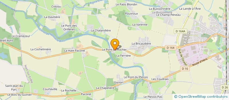 localisation de l'entreprise MADAME MELANIE LEBOT à NORT-SUR-ERDRE