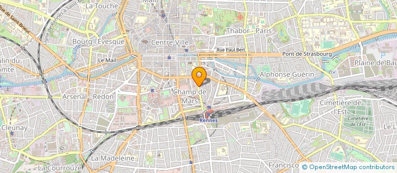 localisation de l'entreprise MADAME MELANIE LEBOURGEOIS  RENNES