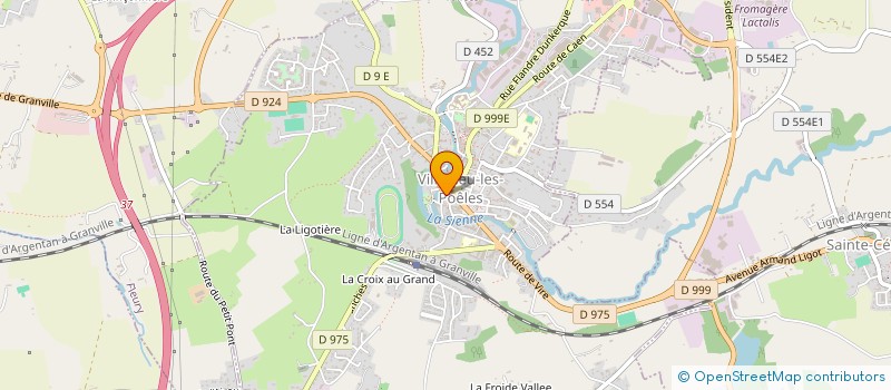 localisation de l'entreprise MADAME MELANIE LECORDIER  VILLEDIEU-LES-POELES-ROUFFIGNY