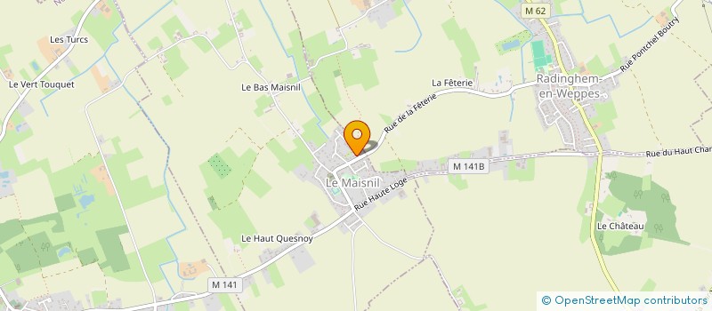 localisation de l'entreprise MADAME MELANIE LEDOUX à LE MAISNIL