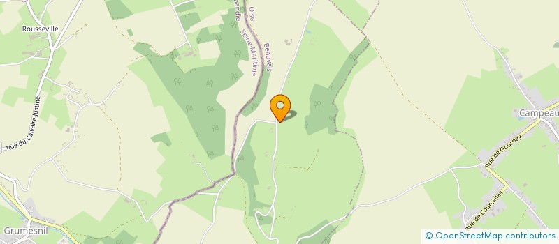 localisation de l'entreprise MADAME MELANIE LEDOUX  CANNY-SUR-THERAIN