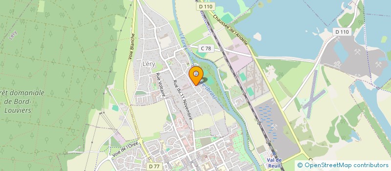 localisation de l'entreprise MADAME MELANIE LEFEBVRE  LERY