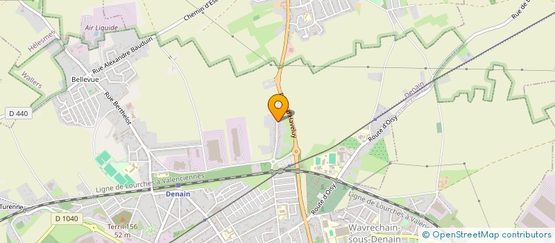 localisation de l'entreprise MADAME MELANIE LEFEBVRE  DENAIN