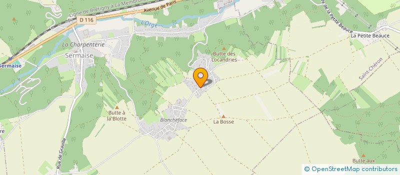 localisation de l'entreprise MADAME MELANIE LEFEVRE  SERMAISE