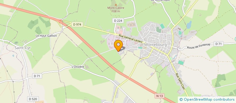 localisation de l'entreprise MADAME MELANIE LEGRAND  MONTEBOURG