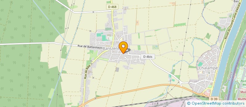 localisation de l'entreprise MADAME MELANIE LEISERING  BANTZENHEIM