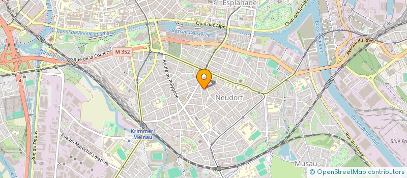 localisation de l'entreprise MADAME MELANIE LEJEUNE à STRASBOURG