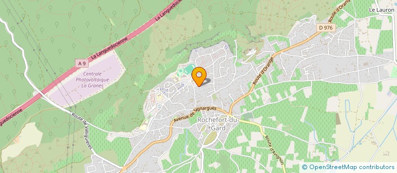 localisation de l'entreprise MADAME MELANIE LEMAL  ROCHEFORT-DU-GARD