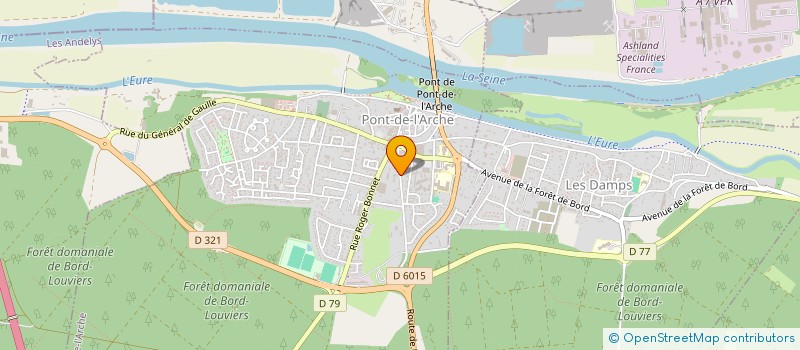 localisation de l'entreprise MADAME MELANIE LEMARIE  PONT-DE-L'ARCHE