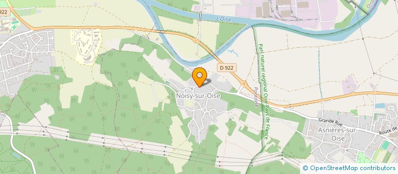 localisation de l'entreprise MADAME MELANIE LEMETTE à NOISY-SUR-OISE