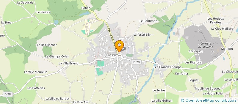 localisation de l'entreprise MADAME MELANIE LEMOINE  QUESSOY