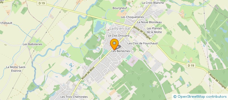localisation de l'entreprise MADAME MELANIE LENOIR à LAILLY-EN-VAL