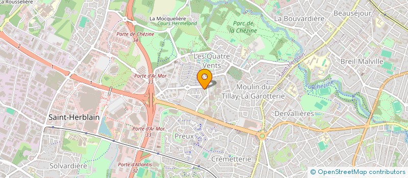 localisation de l'entreprise MADAME MELANIE LENOUVEL  SAINT-HERBLAIN