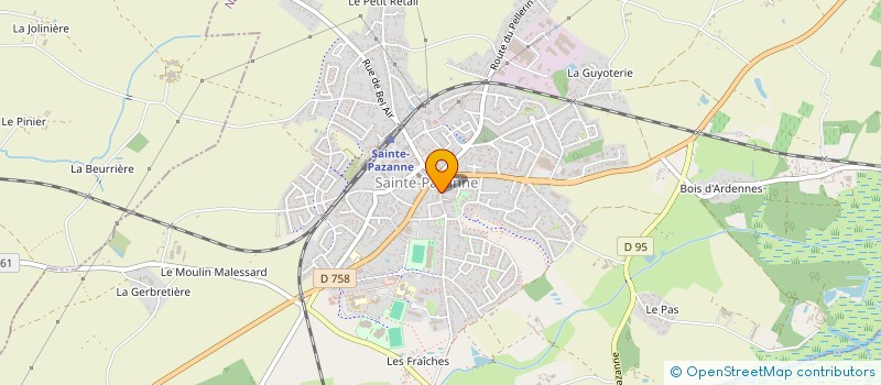 localisation de l'entreprise MADAME MELANIE LEONARD à SAINTE-PAZANNE