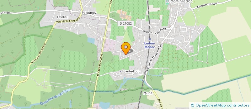 localisation de l'entreprise MADAME MELANIE LEONE  LUDON-MEDOC