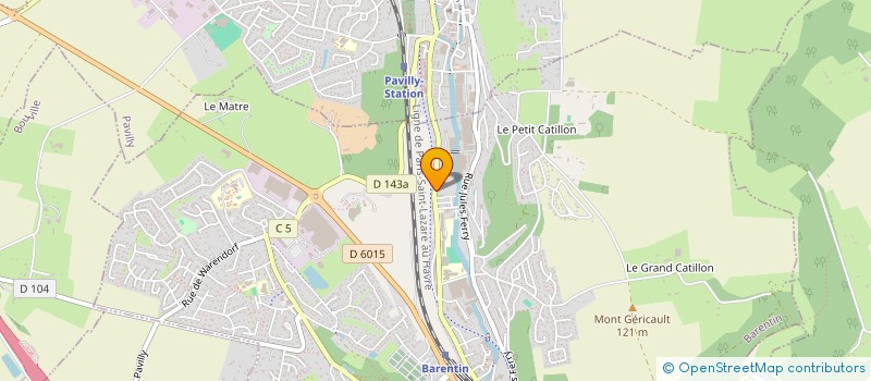 localisation de l'entreprise MADAME MELANIE LEPILLER  BARENTIN