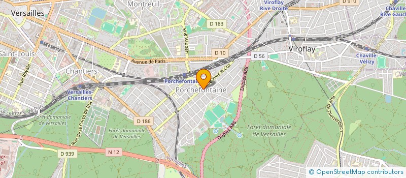 localisation de l'entreprise MADAME MELANIE LEREUIL à VERSAILLES