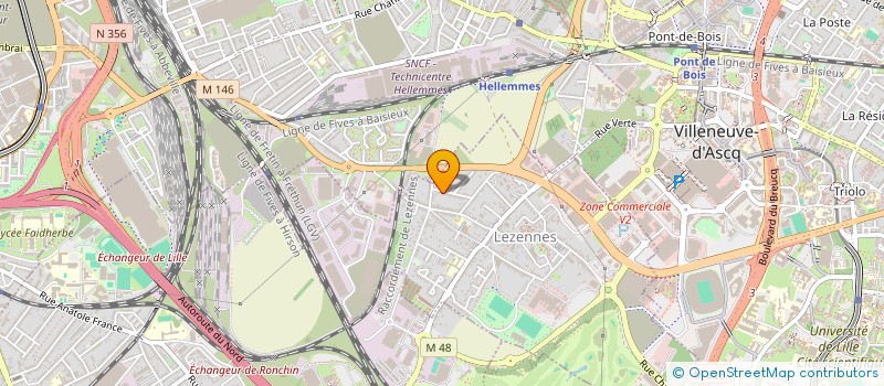 localisation de l'entreprise MADAME MELANIE LEROY à LILLE