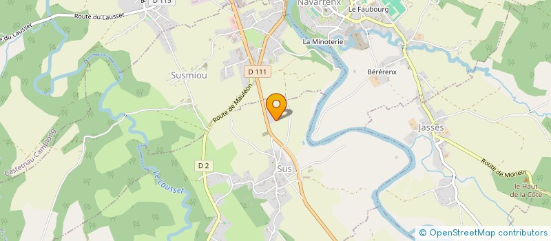 localisation de l'entreprise MADAME MELANIE LESAGE  SUS