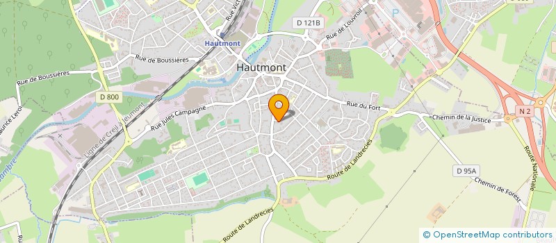 localisation de l'entreprise MADAME MELANIE LESEINE à HAUTMONT