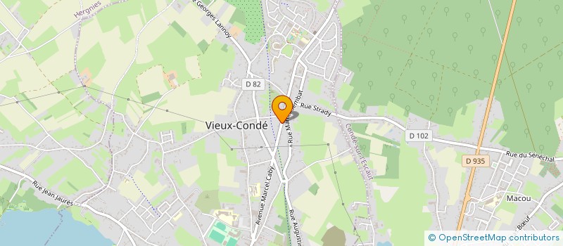 localisation de l'entreprise MADAME MELANIE LETELLIER  VIEUX-CONDE