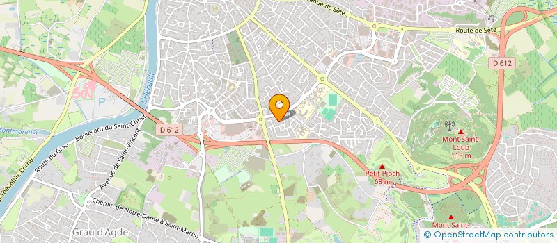 localisation de l'entreprise MADAME MELANIE LEVEL  AGDE