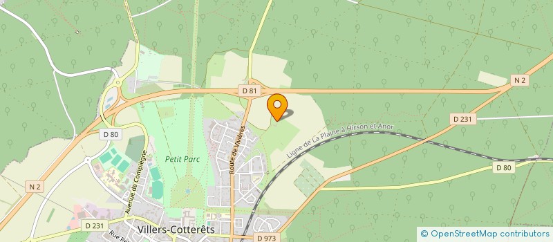 localisation de l'entreprise MADAME MELANIE LEVENTAKIS  VILLERS-COTTERETS