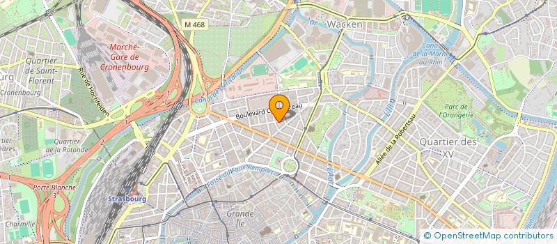 localisation de l'entreprise MADAME MELANIE LEVY à STRASBOURG