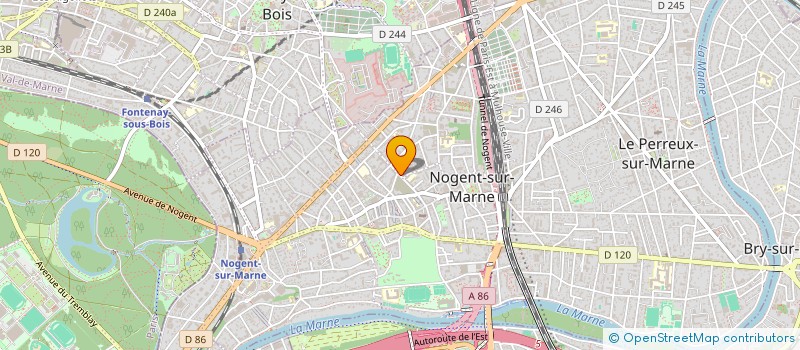 localisation de l'entreprise MADAME MELANIE LEVY  NOGENT-SUR-MARNE