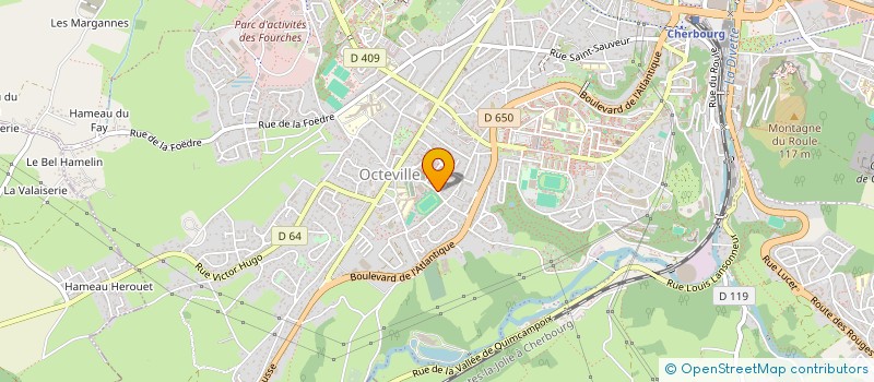 localisation de l'entreprise MADAME MELANIE LHOTE  CHERBOURG-EN-COTENTIN