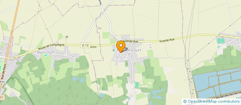 localisation de l'entreprise MADAME MELANIE LIEBERT  HOUDANCOURT