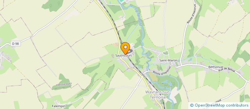 localisation de l'entreprise MADAME MELANIE LIEVIN  HUMIERES