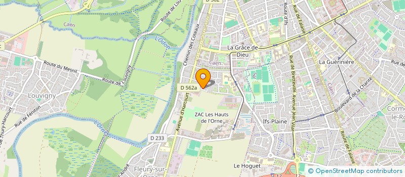 localisation de l'entreprise MADAME MELANIE LITHARE  FLEURY-SUR-ORNE