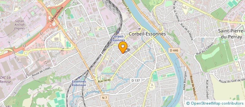 localisation de l'entreprise MADAME MELANIE LOPES  CORBEIL-ESSONNES