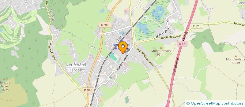 localisation de l'entreprise MADAME MELANIE LOPES PEREIRA GONCALVES  NEUFCHATEL-HARDELOT