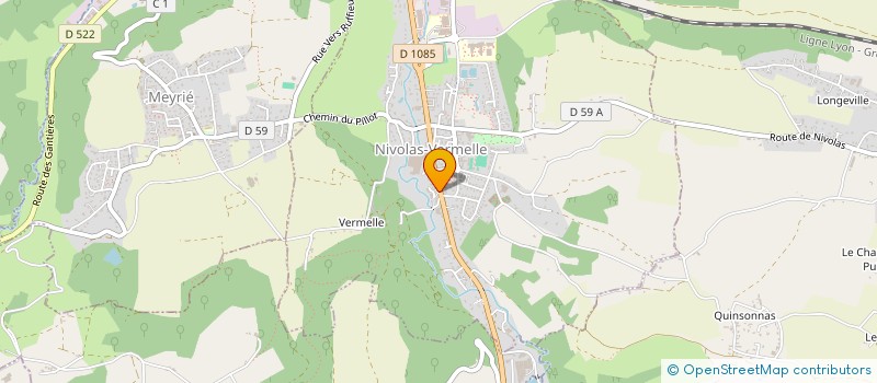 localisation de l'entreprise MADAME MELANIE LORRAIN  NIVOLAS-VERMELLE