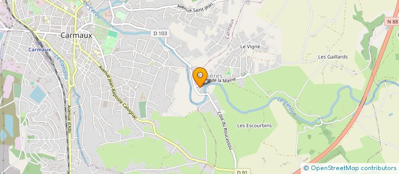 localisation de l'entreprise MADAME MELANIE LOURTIES--QUINONES  ROSIERES