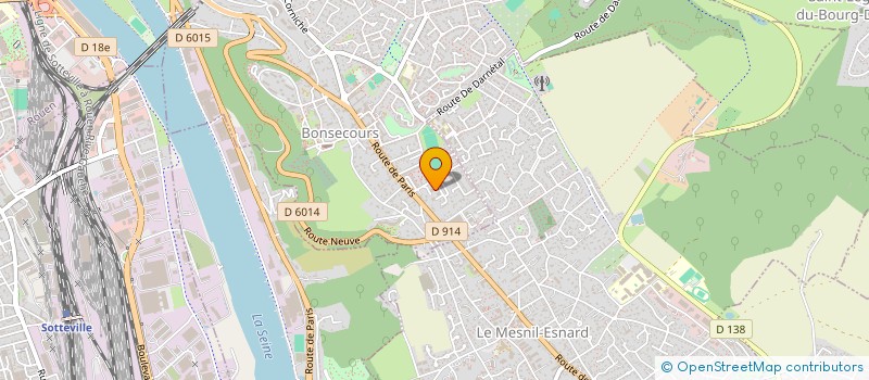 localisation de l'entreprise MADAME MELANIE LOUVIGNY  BONSECOURS