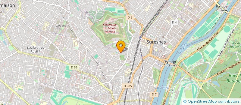 localisation de l'entreprise MADAME MELANIE LUBAT  SURESNES