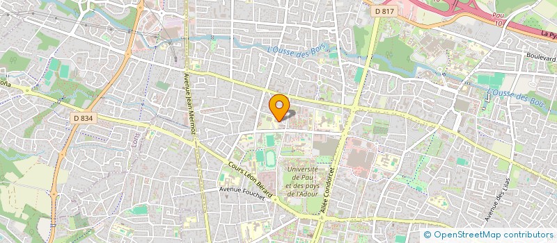localisation de l'entreprise MADAME MELANIE LUDOT à PAU