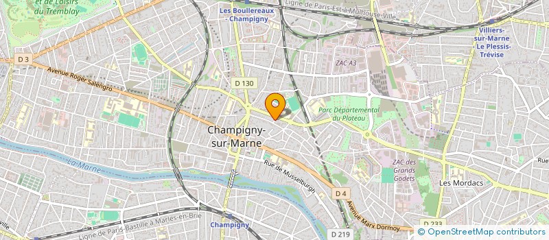 localisation de l'entreprise MADAME MELANIE LUHEMBUE  CHAMPIGNY-SUR-MARNE