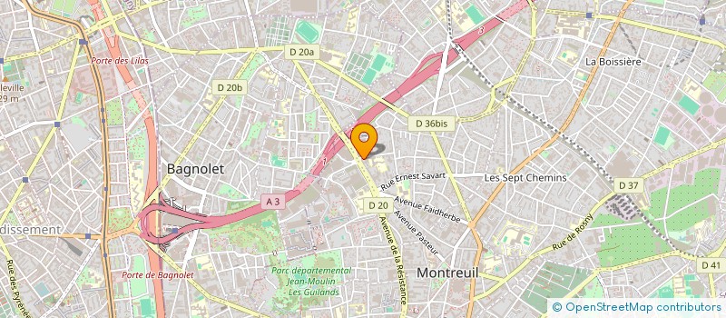 localisation de l'entreprise MADAME MELANIE LYON à MONTREUIL