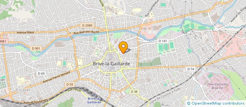 localisation de l'entreprise MADAME MELANIE MACE  BRIVE-LA-GAILLARDE