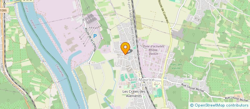 localisation de l'entreprise MADAME MELANIE MAGALAHES DE OLIVEIRA  SAINT-MAURICE-L'EXIL