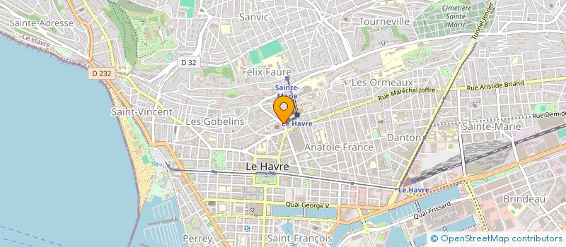 localisation de l'entreprise MADAME MELANIE MAHIEU  LE HAVRE