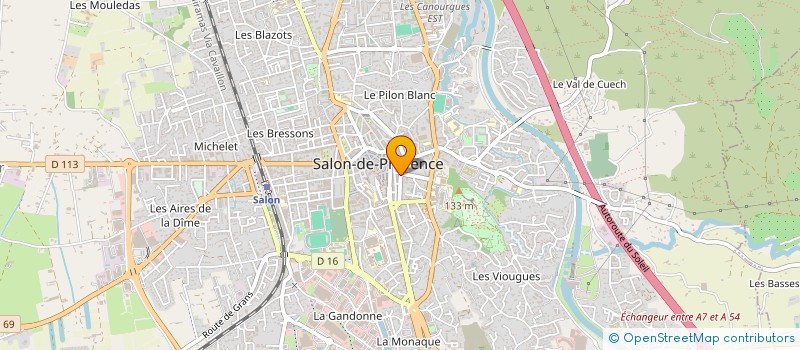 localisation de l'entreprise MADAME MELANIE MAILLARD  SALON-DE-PROVENCE