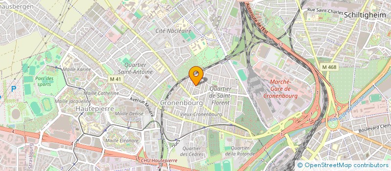 localisation de l'entreprise MADAME MELANIE MAILLET à STRASBOURG